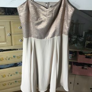 Worn Once Formal Gold Sparkle Express Dress